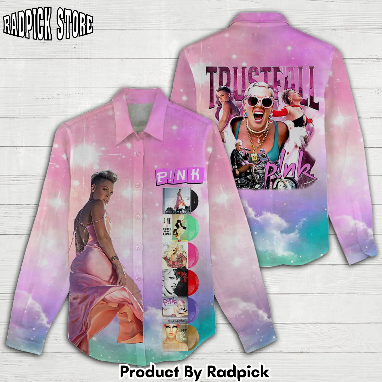 Radpick pnk 3d linen shirt rp662471